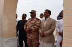 غبارروبی مزار مطهر شهدا در سیب و سوران به مناسبت هفته دولت