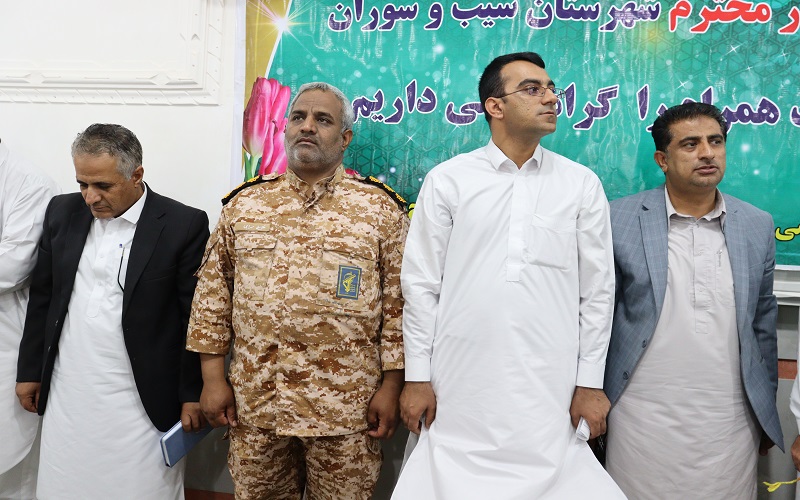 معارفه بخشدار هیدوچ و تکریم دکتر دهانی