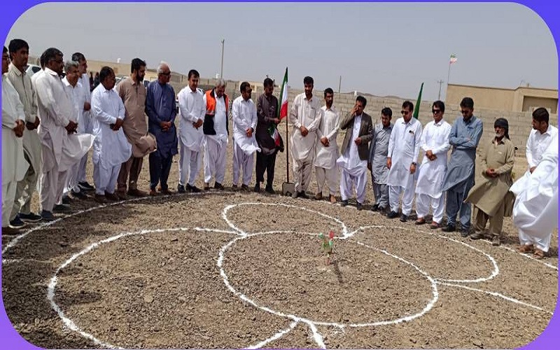 آئین کلنگ‌زنی مدرسه ۴ کلاسه در روستای کورواران/ده کمال