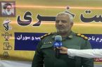  نشست خبری فرمانده سپاه سیب و سوران به مناسبت هفته بسیج دانش‌آموزی