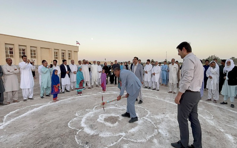 کلنگ‌زنی هنرستان فنی و حرفه‌ای نوربخش در پسکوه