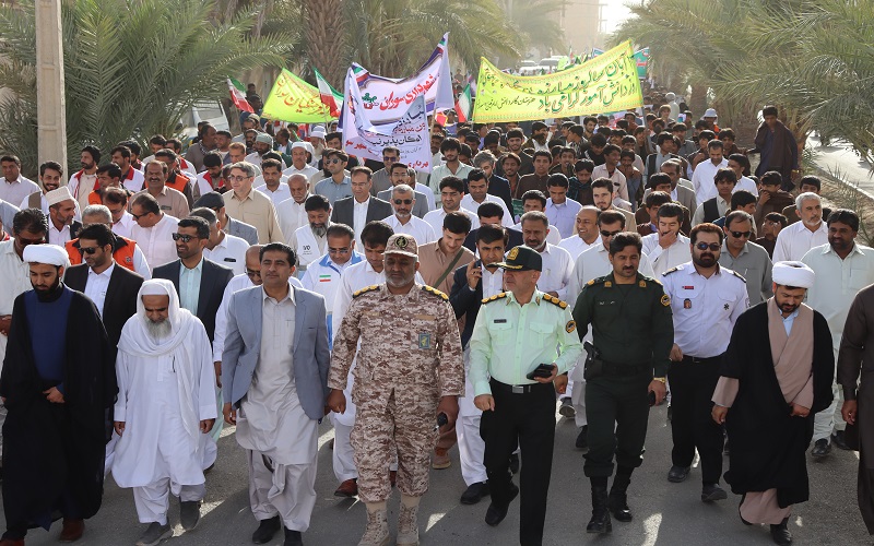 تجدید میثاق مردم با آرمانهای انقلاب در یومالله ۱۳ آبان