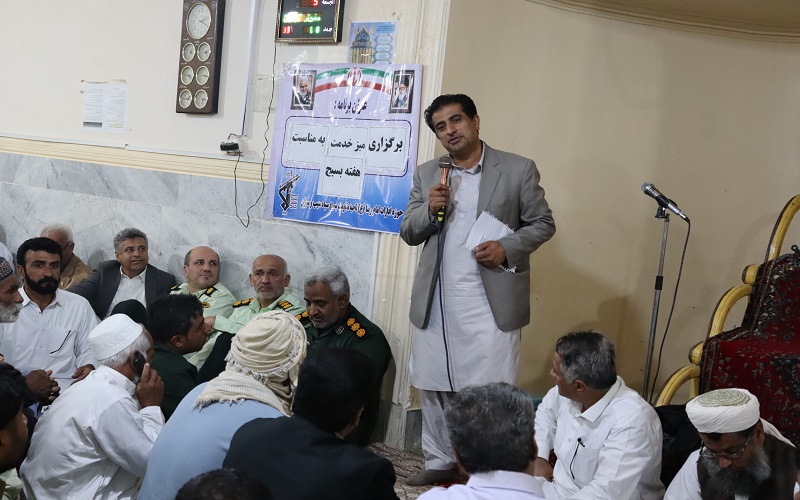 برگزاری میز خدمت جهادی در دهستان کنت