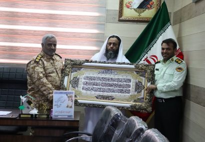 دیدار فرمانده انتظامی سیب و سوران با فرمانده سپاه