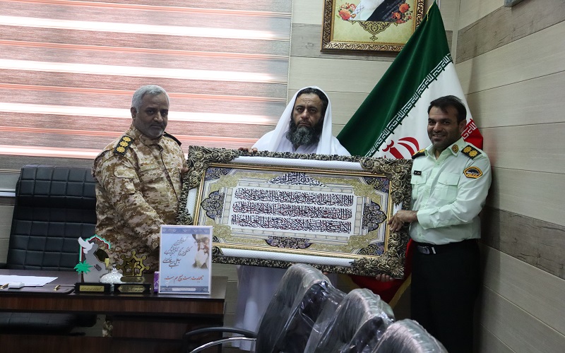 دیدار فرمانده انتظامی سیب و سوران با فرمانده سپاه
